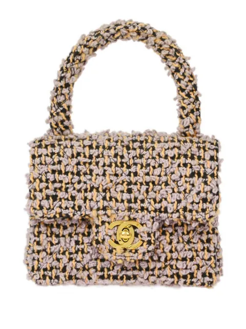 CHANEL Pre-Owned 1990-2000s mini Kelly Flap handbag Purple 153206