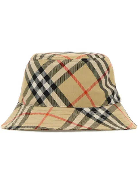 Burberry Check Knight bucket hat Neutrals 8100740