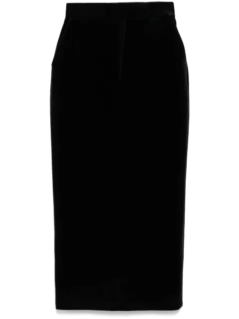 Alex Perry velvet pencil skirt Black S0172