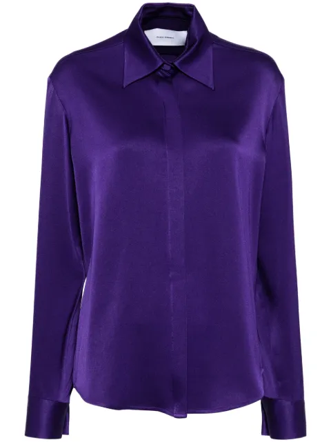 Alex Perry fitted shirt Purple T0226