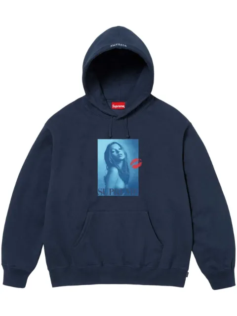 Supreme Kate Moss hoodie Blue SU822