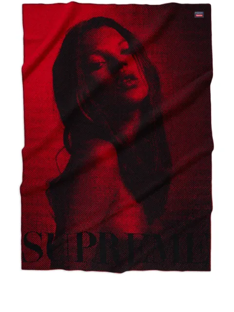 Supreme x Faribault Kate Moss blanket (183cm x 127cm) Red SU828