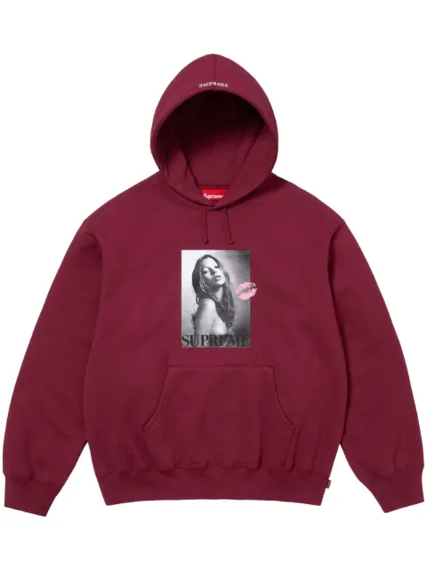Supreme Kate Moss hoodie Red SU824