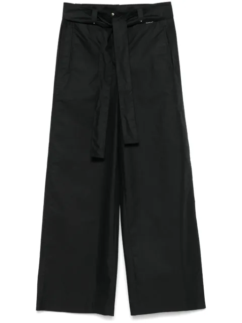 Moncler tied-waist trousers Black K10932A0001559866