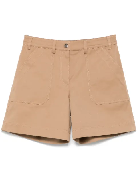 Moncler gabardine shorts Neutrals K10932B0000359858
