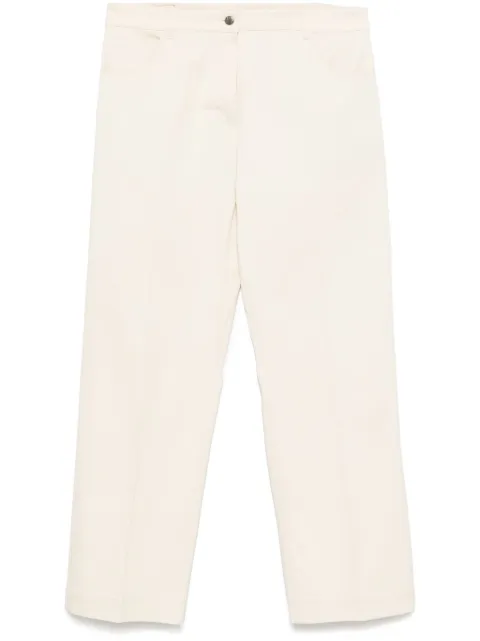 Moncler cotton gabardine trousers Neutrals K10932A0000159858