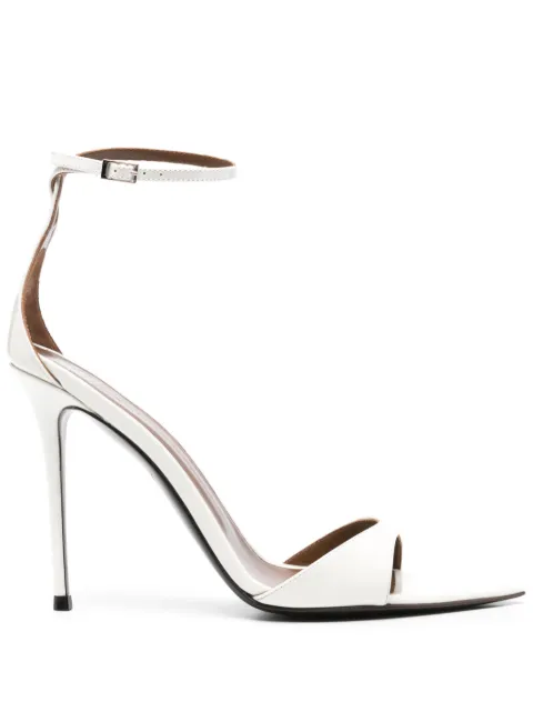 Giuseppe Zanotti 105mm Intriigo Strap sandals White I400005007
