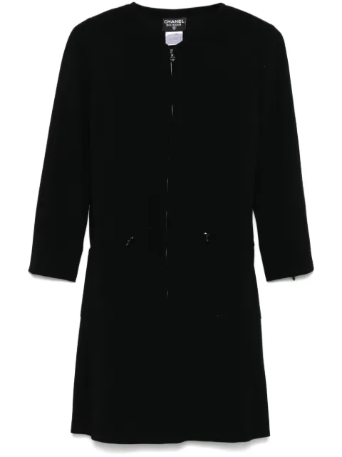 CHANEL Pre-Owned 1997s wool midi dress Black CHA1200LLA