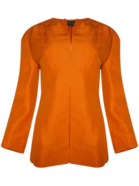 Givenchy open-front blouse Orange BW61A115M3