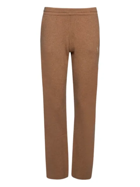 Sporty & Rich cashmere elastic-waist trousers Brown PA027506302BE02