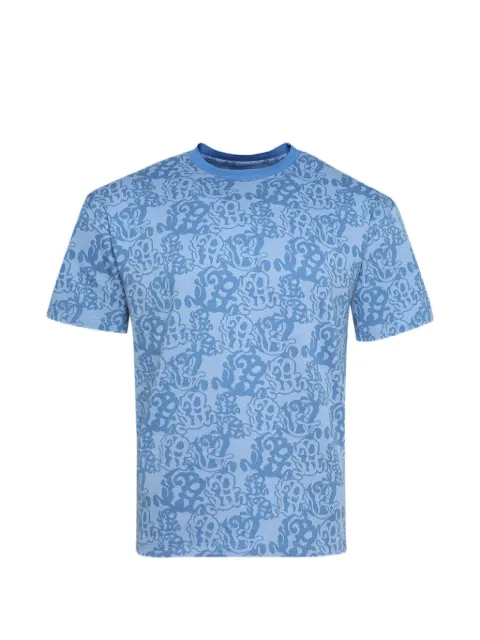 Casella Meyer jacquard monogram T-shirt Blue VIJTSAM
