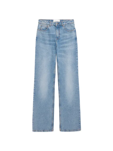 AMI Paris cotton large fit jeans Blue H26FTR450DE0046