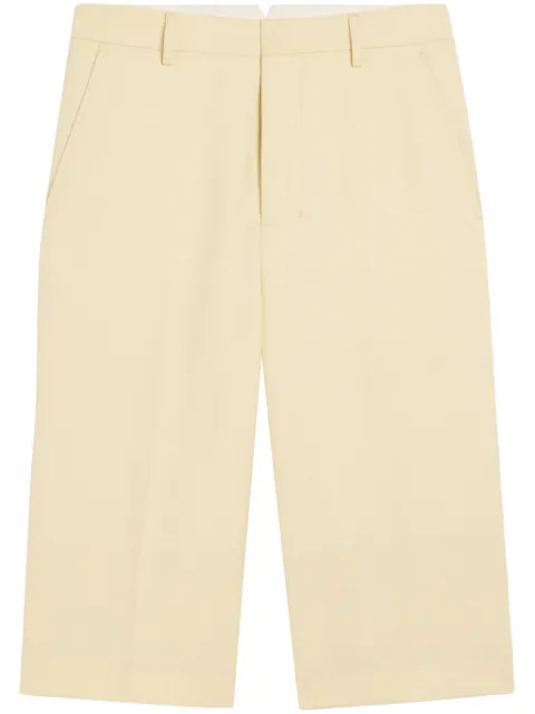 AMI Paris wool Bermuda shorts Yellow E25HSO509WV0068