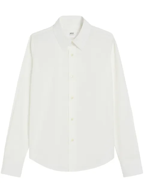 AMI Paris Ami de Coeur shirt White E25FSH061CO0097