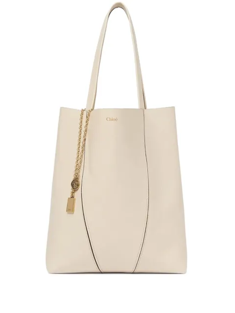 Chloé Spin tote bag Neutrals CHC25SS811N84