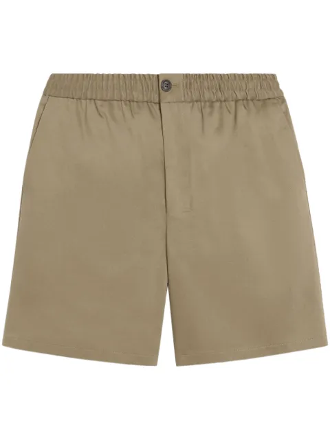 AMI Paris cotton shorts Neutrals E25HSO303CO0103