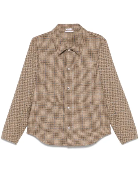 Thom Browne checked tweed jacket Neutrals MJO220UF0961