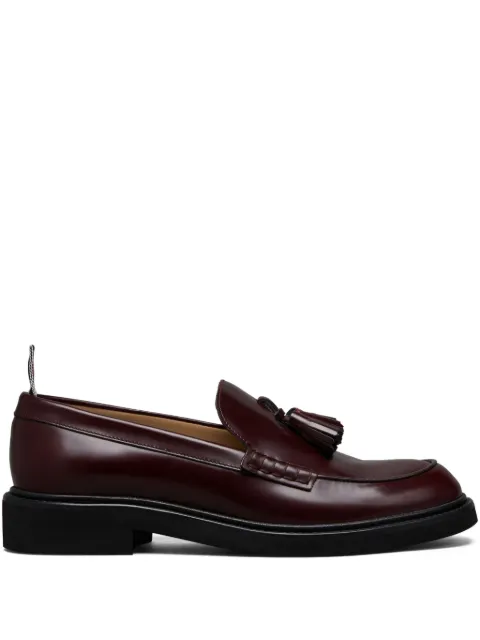 Thom Browne polished calf tassel loafers Red FFD104B07524