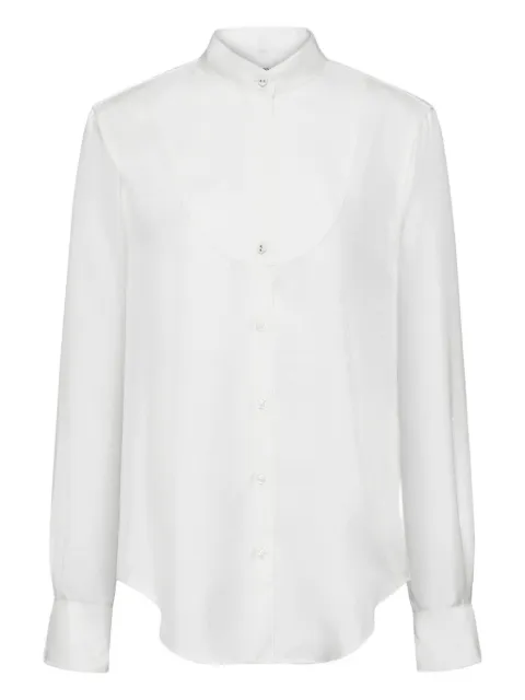 Thom Browne detachable-collar bow shirt White FLL200AF0780