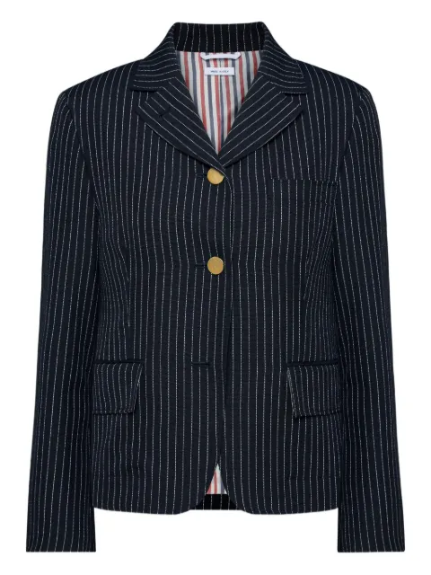 Thom Browne pinstriped fitted jackets Blue FBC946AF0932