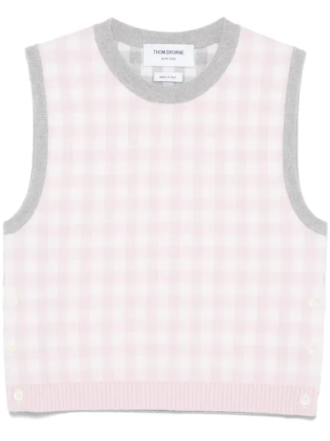 Thom Browne Fun Mix tank top Pink FKV215FY1029