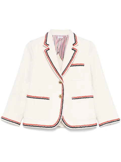 Thom Browne RWB-stripe blazer White FBC788BF0950