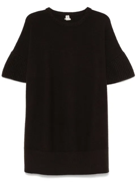 Hermès Pre-Owned 2010 purl-knit midi dress Brown HER900LH