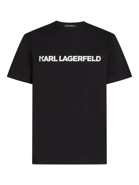 Karl Lagerfeld essential logo T-shirt Black A2M17016999