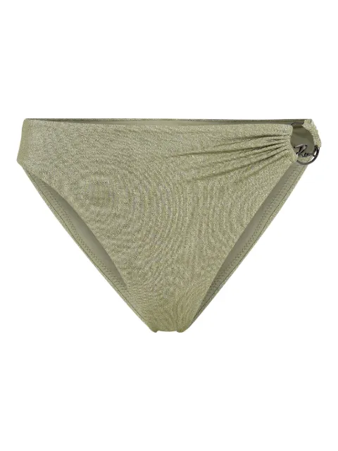 Karl Lagerfeld logo-ring bikini brief Green A1W460191TO