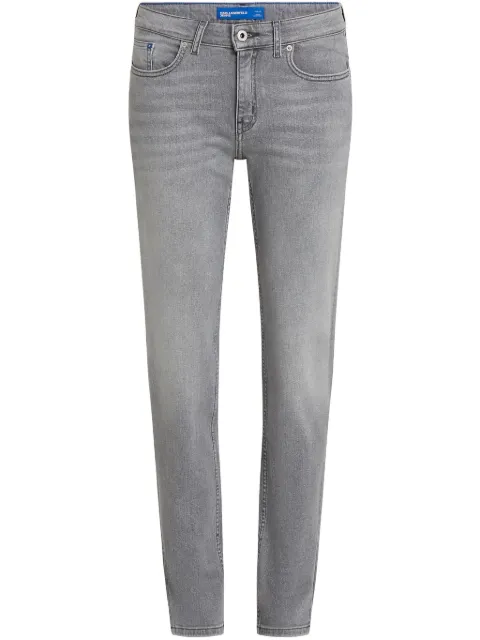 Karl Lagerfeld Jeans mid-rise slim-cut jeans Grey A2W10134254