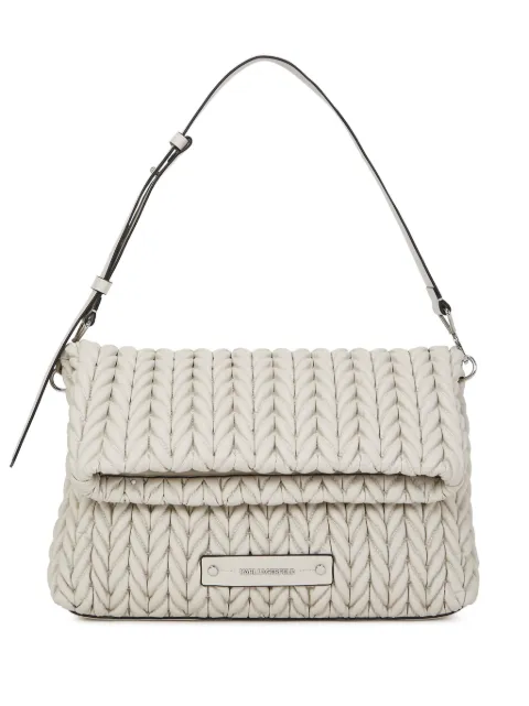 Karl Lagerfeld large K/Weave shoulder bag Neutrals A2W30151252