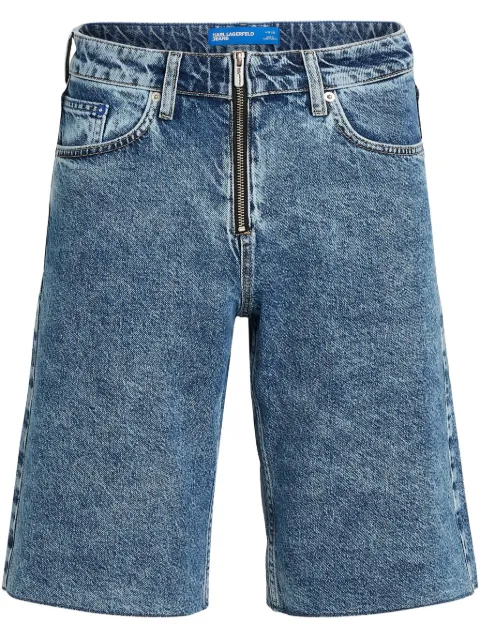 Karl Lagerfeld Jeans zip-up denim shorts Blue A2W100421BU