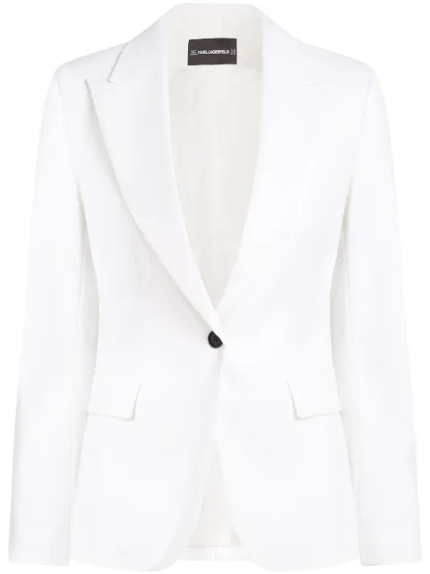 Karl Lagerfeld single-breasted blazer White A2W14023461