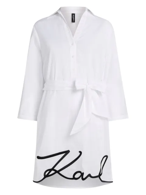 Karl Lagerfeld K/Signature beach dress White A2W46075100
