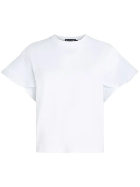 Karl Lagerfeld ruffle T-shirt White A2W17063100