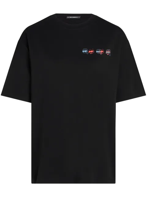 Karl Lagerfeld printed T-shirt Black A2W17113999