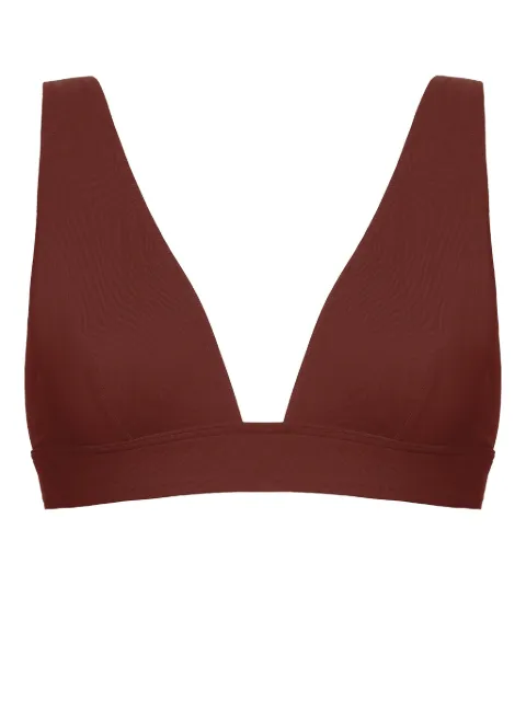 ERES Chrome bikini top Brown 032206