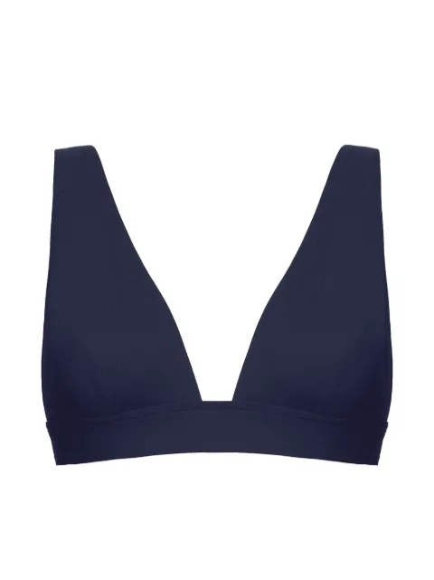 ERES Chrome triangle-cup bikini top Blue 032206
