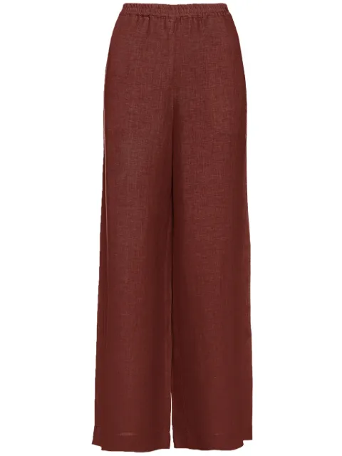 ERES Select wide-leg trousers Brown 232420