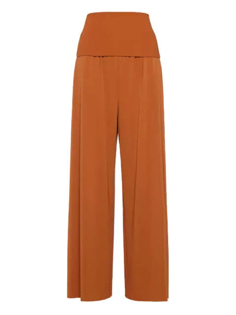 ERES Dao high-waisted trousers Brown 232314