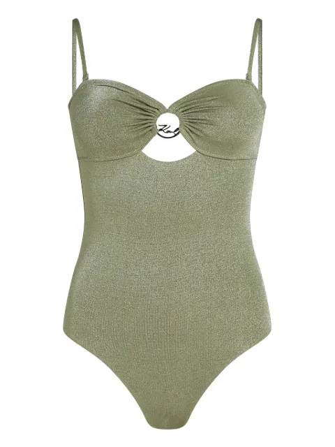 Karl Lagerfeld ring one-piece Green A1W460171TO