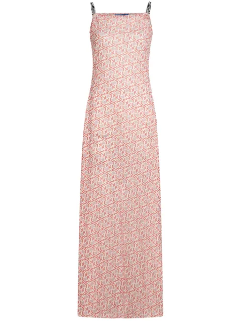 Karl Lagerfeld Jeans monogram-print dress Pink A2W130291OX