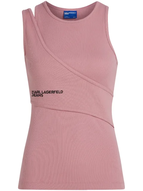 Karl Lagerfeld Jeans layered-detail top Pink A2W170221OQ