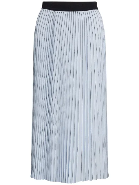 Karl Lagerfeld pleated midi skirt Blue A2W120221KZ
