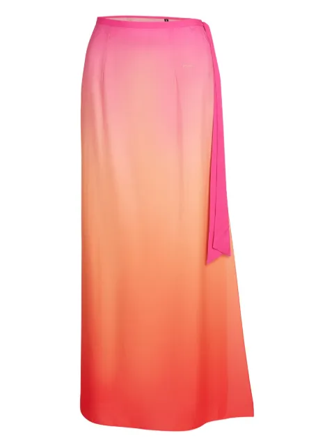 Karl Lagerfeld ombré maxi pareo Pink A2W460621TL