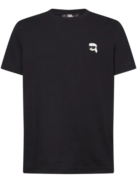Karl Lagerfeld Ikon-print T-shirt Black A2M17127999