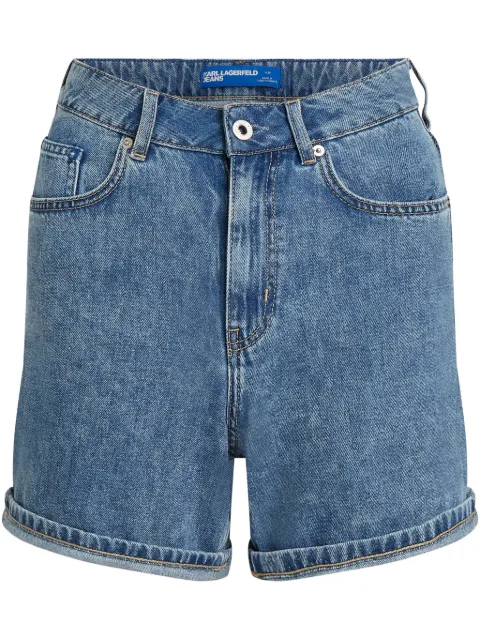Karl Lagerfeld Jeans high-rise denim shorts Blue A2W100411UW