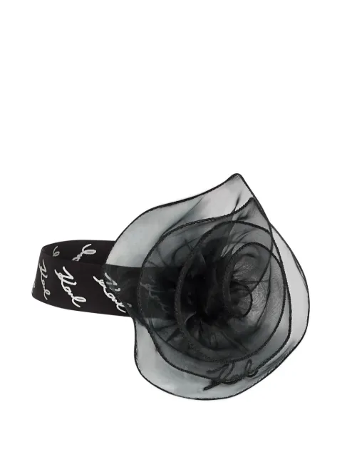 Karl Lagerfeld Karl Studio flower choker Black A2W33008999