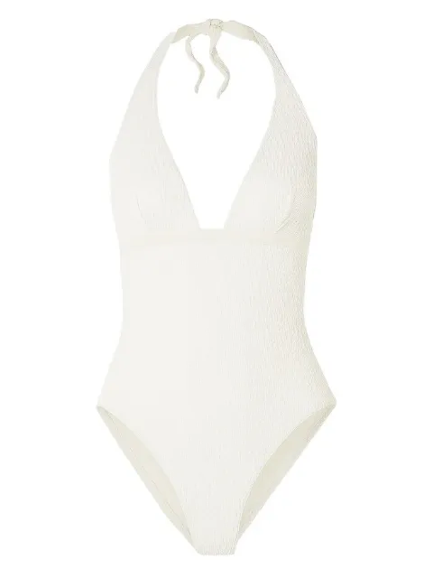 ERES Paillette swimsuit White 012507