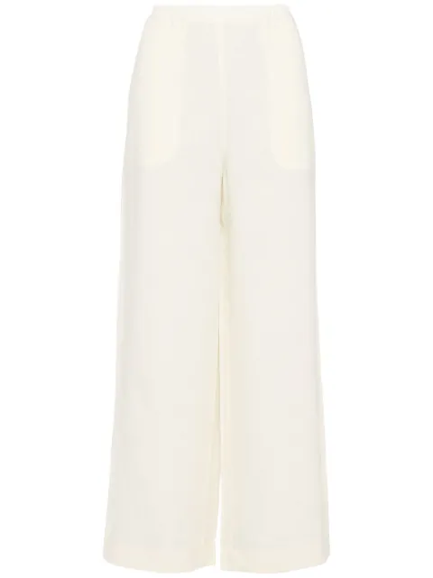 ERES Select wide-leg trousers White 232420